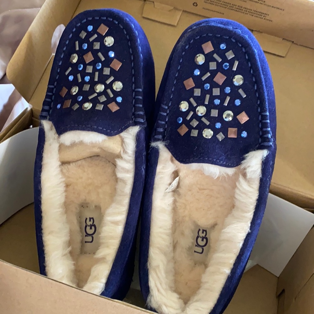 Indigo Blue UGG Slippers